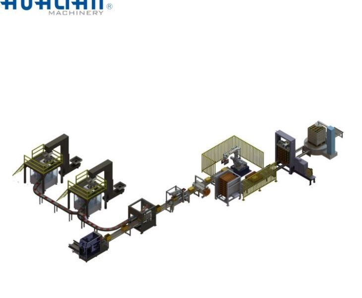 Sistemas automáticos de embalaje de cartón para bolsas