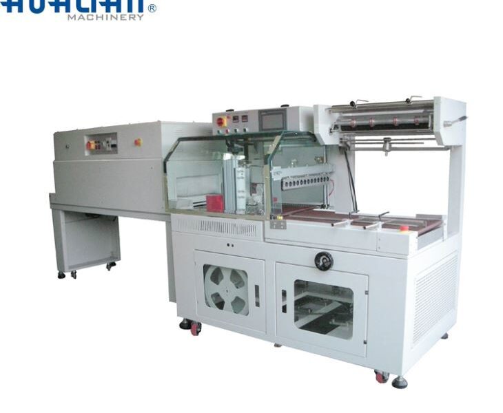 Máquina automática de sellado lateral con túnel retráctil