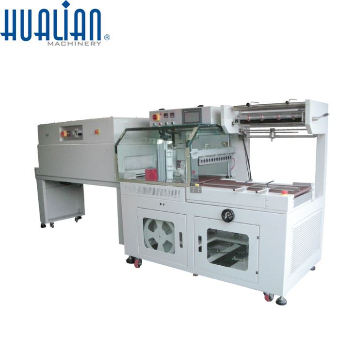 Máquina automática de sellado lateral con túnel retráctil