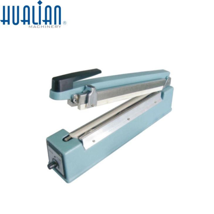 Sellador de impulso manual con cortador