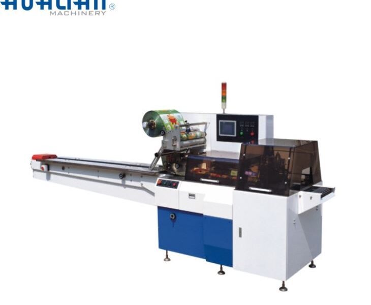 Máquina de embalaje horizontal tipo papel hacia abajo
