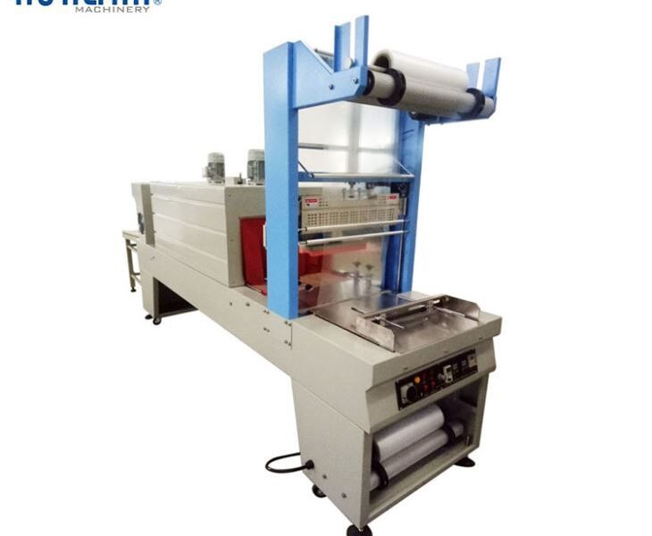 Máquina semiautomática de sellado de mangas y máquina de encogimiento