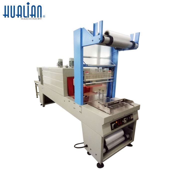 Máquina semiautomática de sellado de mangas y máquina de encogimiento